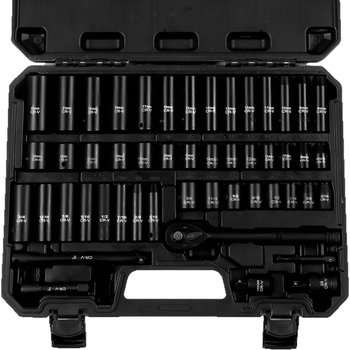 Set pneumatic de 50 de piese cu cheie rapidă pentru reparații auto și întreținere