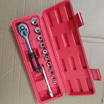 Set de 11 piese unelte pentru uz casnic: chei cu socluri pentru reparații auto