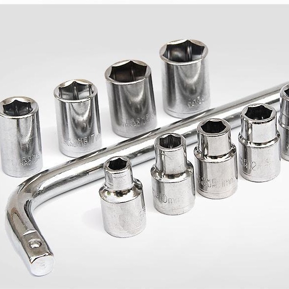 Set de unelte hardware, 27 piese, cu adaptoare și bituri pentru reparații mecanice, auto și casnice
