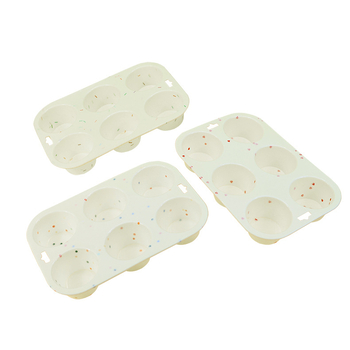 Formă din silicon bi-color pentru chec șifon, fursecuri, brioșe și pâine – rotundă, rezistentă la temperaturi înalte