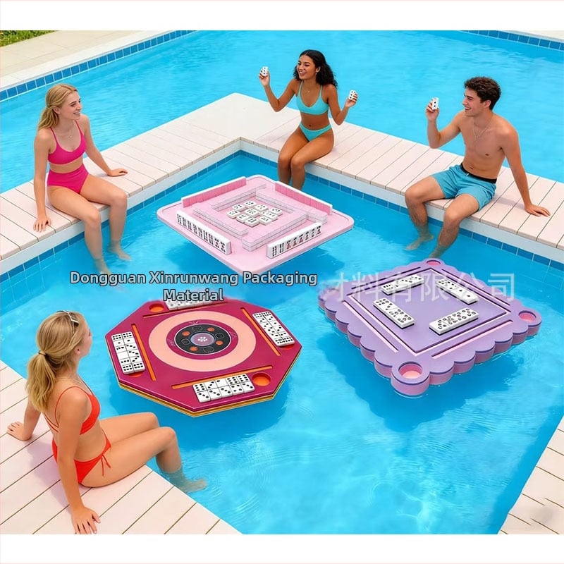 Masă de mahjong plutitoare din EVA pentru parcuri acvatice, piscine și utilizare în aer liber