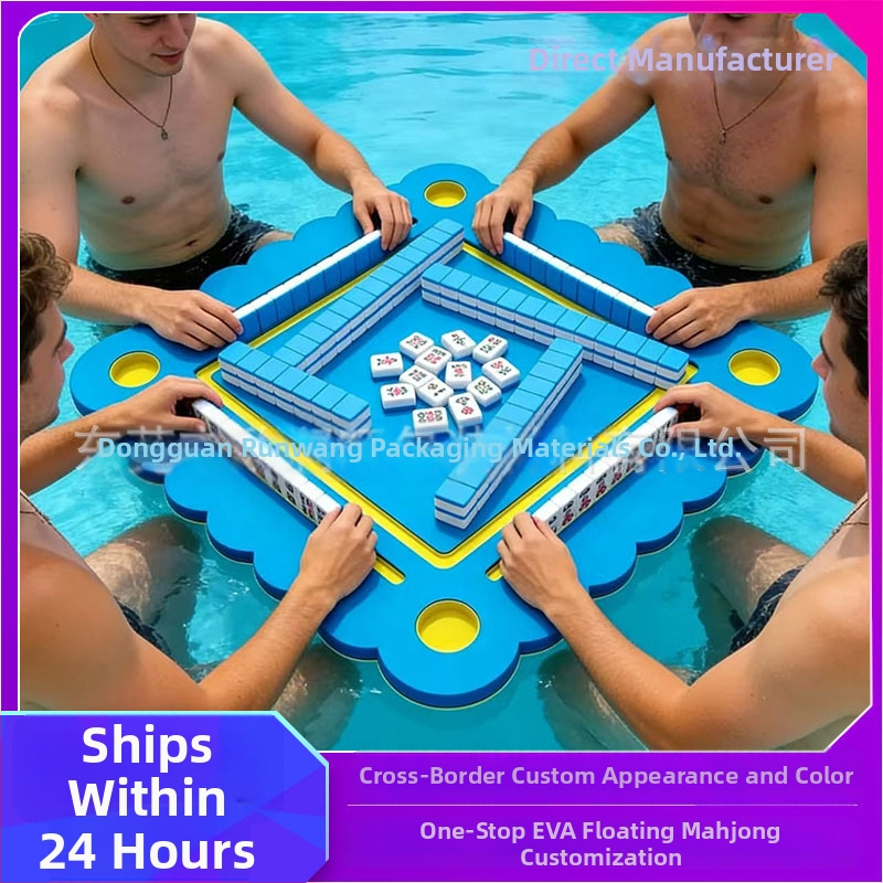 Masă de mahjong plutitoare din EVA pentru parcuri acvatice, piscine și utilizare în aer liber