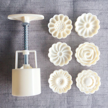 Set forme Mooncake 3D - Presare manuală, DIY pentru Festivalul Mid-Autumn