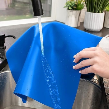 Covoraș din silicon colorat, realizat manual – impermeabil, nelipicios, rezistent la murdărie și la temperaturi înalte, covoraș antiderapant pentru picioare