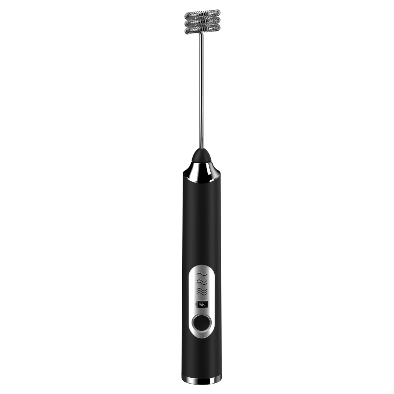 Bătător electric de mână pentru ouă și spumă de lapte, compact, fără fir