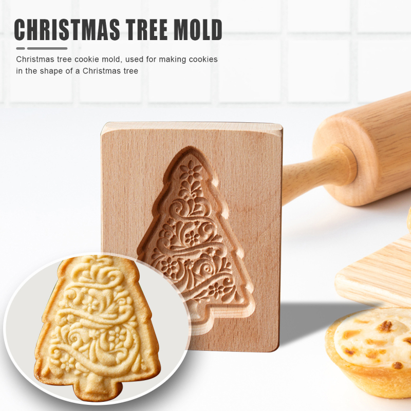 Formă de biscuiți inimă cu roză, 3D, pentru copii, casă de turtă dulce, embossing pentru fondant