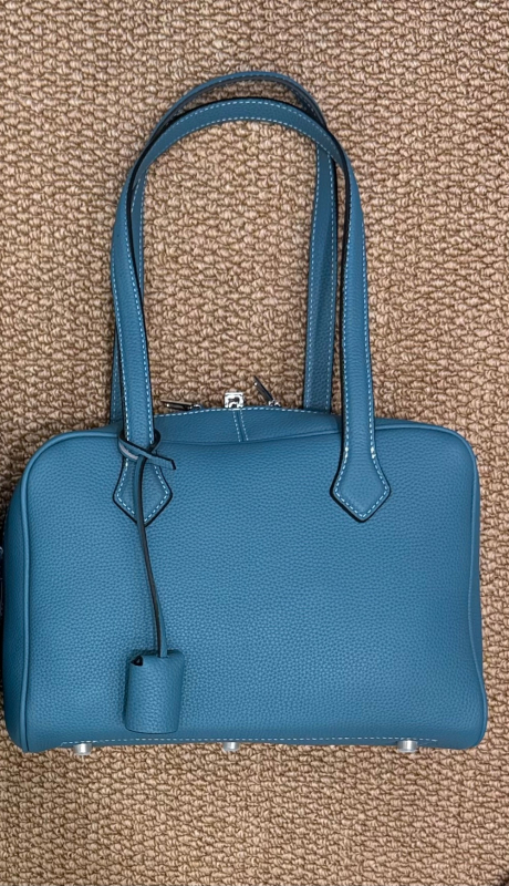 Ženska tote torba od prave kože, velika zapremina, Boston stil