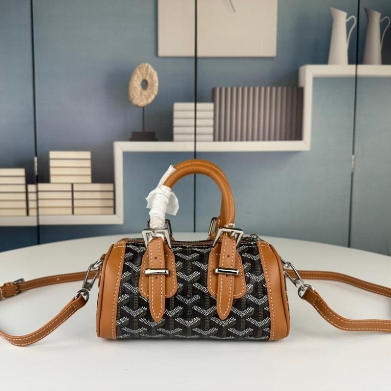 Mini ženska kožna torba s dogtooth uzorkom, mala torba za ramena s dvije naramenice, oblik jastuka, Boston stil