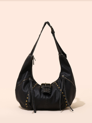 Ženska retro torbica s nitima, velika zapremina, moderna ramenska crossbody torba u obliku dumplinga, visoko kvaliteta tekstura
