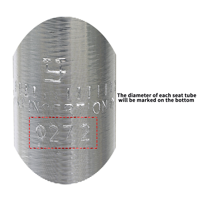 Sjedalna cijev od aluminijske legure za brdski bicikl 27.2 / 30.4 / 30.8 / 31.6 × 350 mm