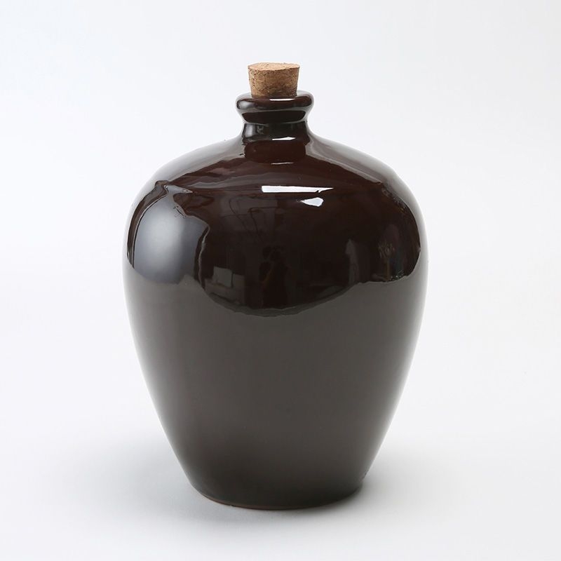 Recipient ceramic pentru vin, teracotă, stil antic, sigilat, vas retro pentru vin