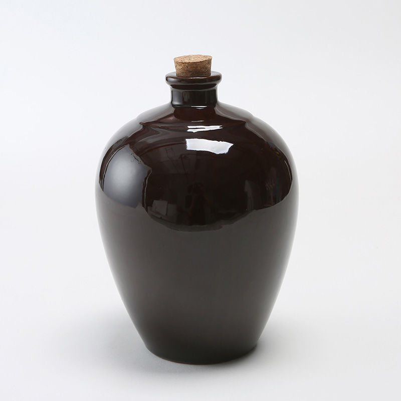 Recipient ceramic pentru vin, teracotă, stil antic, sigilat, vas retro pentru vin