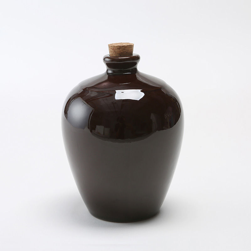 Recipient ceramic pentru vin, teracotă, stil antic, sigilat, vas retro pentru vin