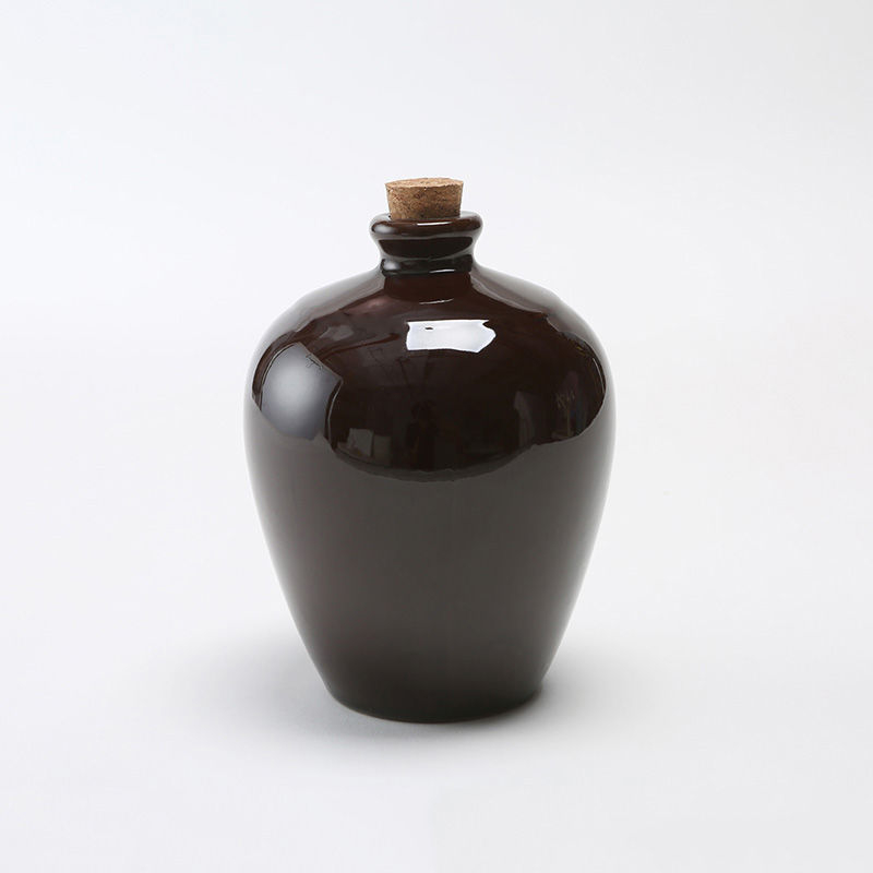 Recipient ceramic pentru vin, teracotă, stil antic, sigilat, vas retro pentru vin