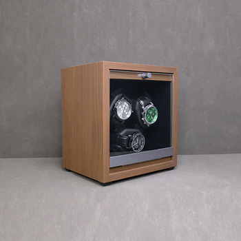 Cutie cadou pentru învârtitor automat de ceasuri, finisaj lemn Ebony