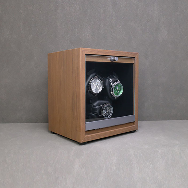 Cutie cadou pentru învârtitor automat de ceasuri, finisaj lemn Ebony