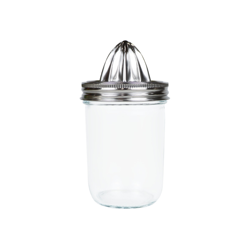 Stoarceur manual Mason jar, din oțel inoxidabil 304, pentru portocale și lămâi