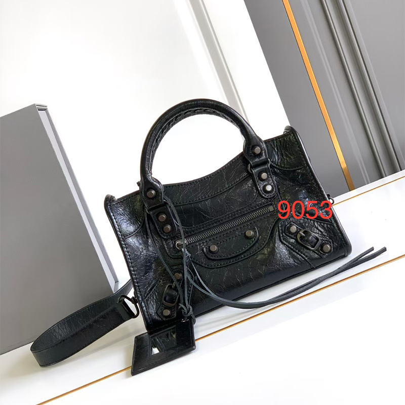 Torba Tote s rivetima, motociklističkog stila, velika kapaciteta, Pariz inspiriran europski retro dizajn