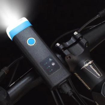 USB punjivo prednje svjetlo bicikla s dodirnim senzorom, žično upravljanim klaksonom, noćno osvjetljenje i stražnje svjetlo