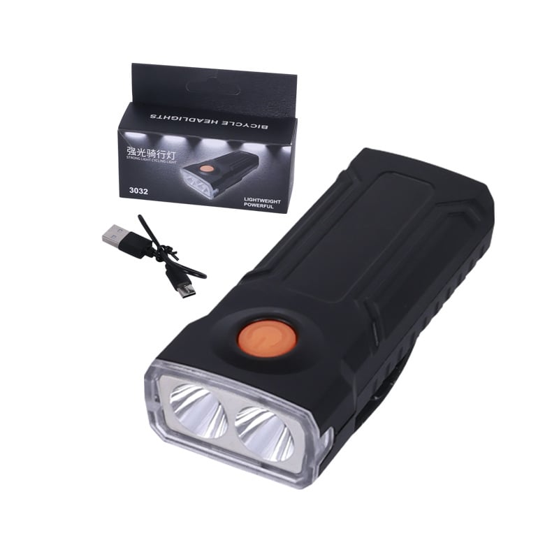Prednje svjetlo za bicikl za noćnu vožnju, visok izlaz svjetla za MTB i cestovni bicikl, mini USB-C punjiva svjetiljka