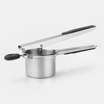 Presă de cartofi din oțel inoxidabil 304, mâner din silicon – zdrobitor de cartofi manual și storcător de suc