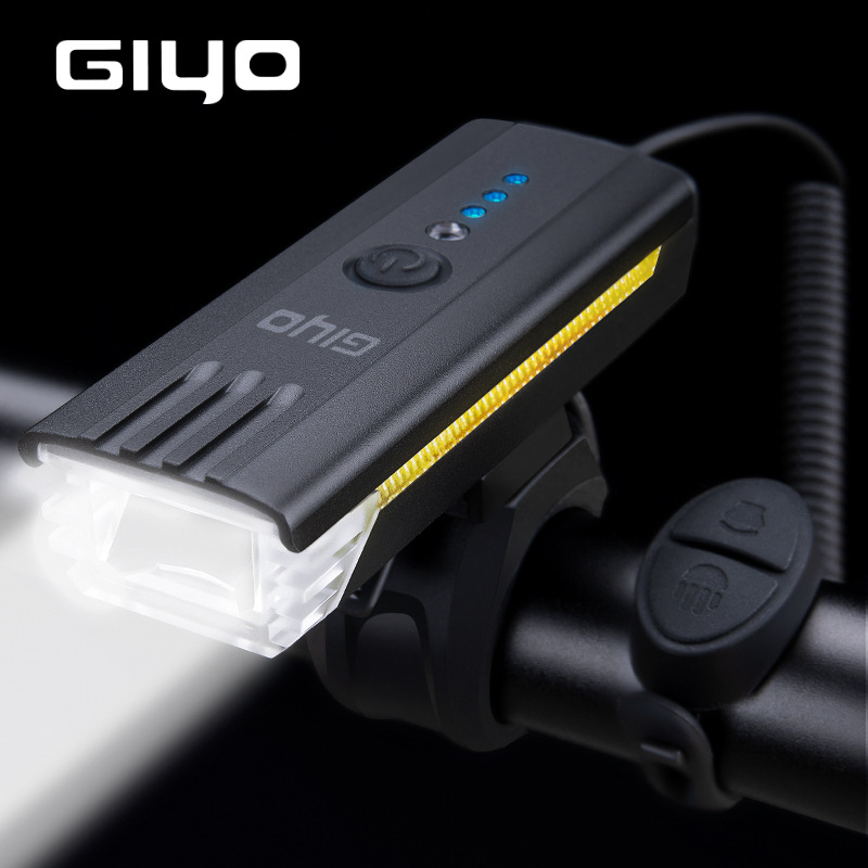 GIYO prednje svjetlo za bicikl, USB punjenje, vodootporno, za vožnju