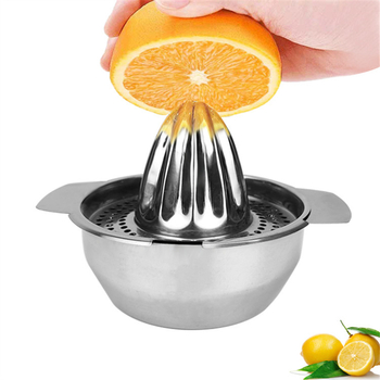 Presă de lămâie din oțel inoxidabil, storcător manual, ustensilă de bucătărie