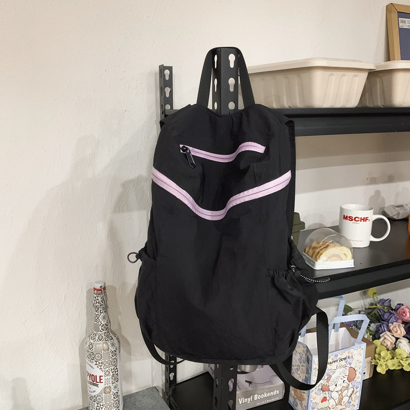 Korejski najlonski ruksak, Harajuku stil, unisex, školska torba, lagan i velik kapacitet