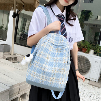 Mori stil: plisirani retro lagani ženski ruksak za školu, korejski stil Harajuku Ulzzang, studentski ruksak