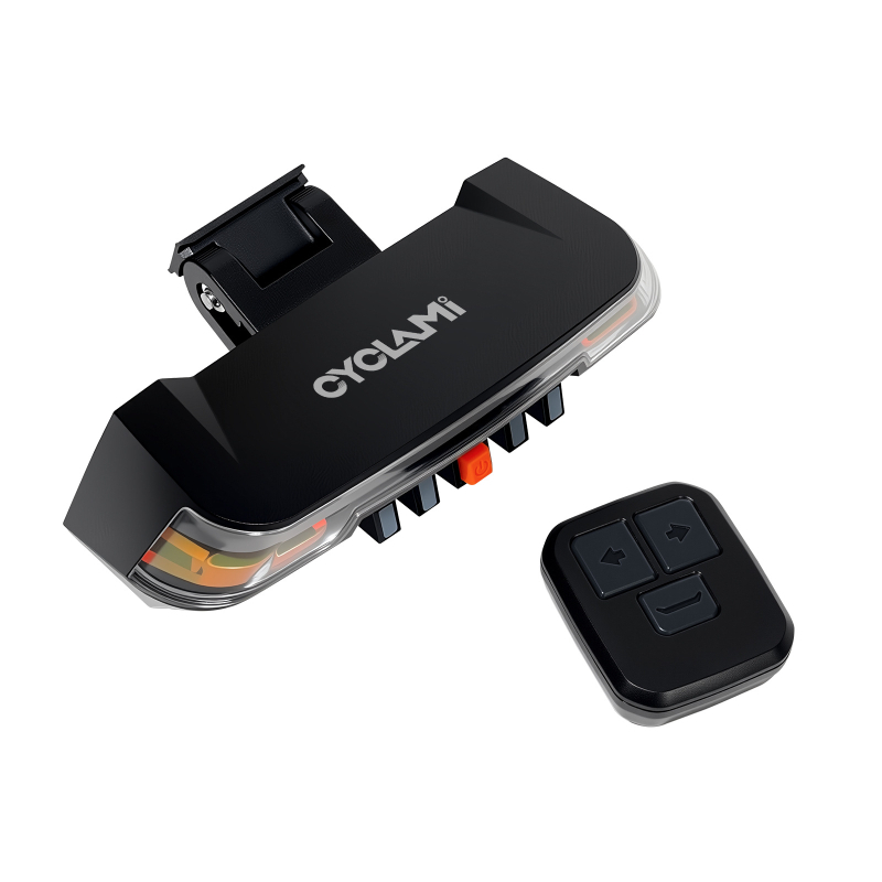 Cyclami Bežično svjetlo za bicikl s daljinskim upravljanjem, pametnim signalom skretanja i stražnjim svjetlom kočnice, USB-C punjenje