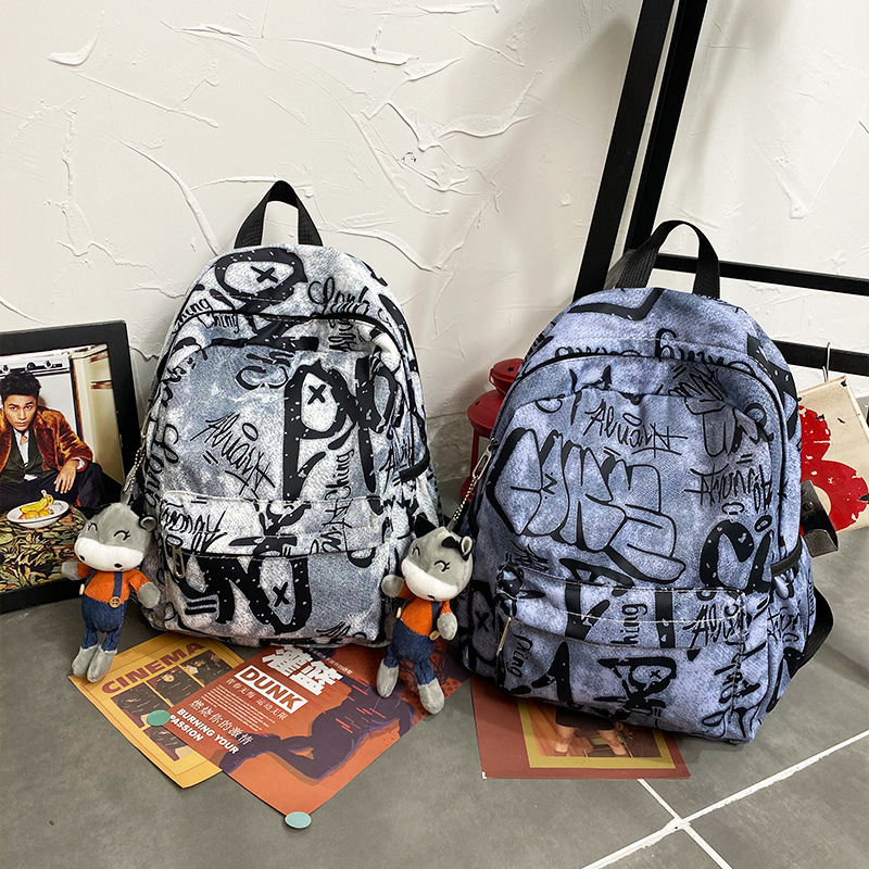 Unisex ranac za školu sa vintage stilom Mori/ulzzang, srednja veličina, kapacitet ispod 20 L, džep za prijenosno računalo, dvostruke naramenice, zatvarač