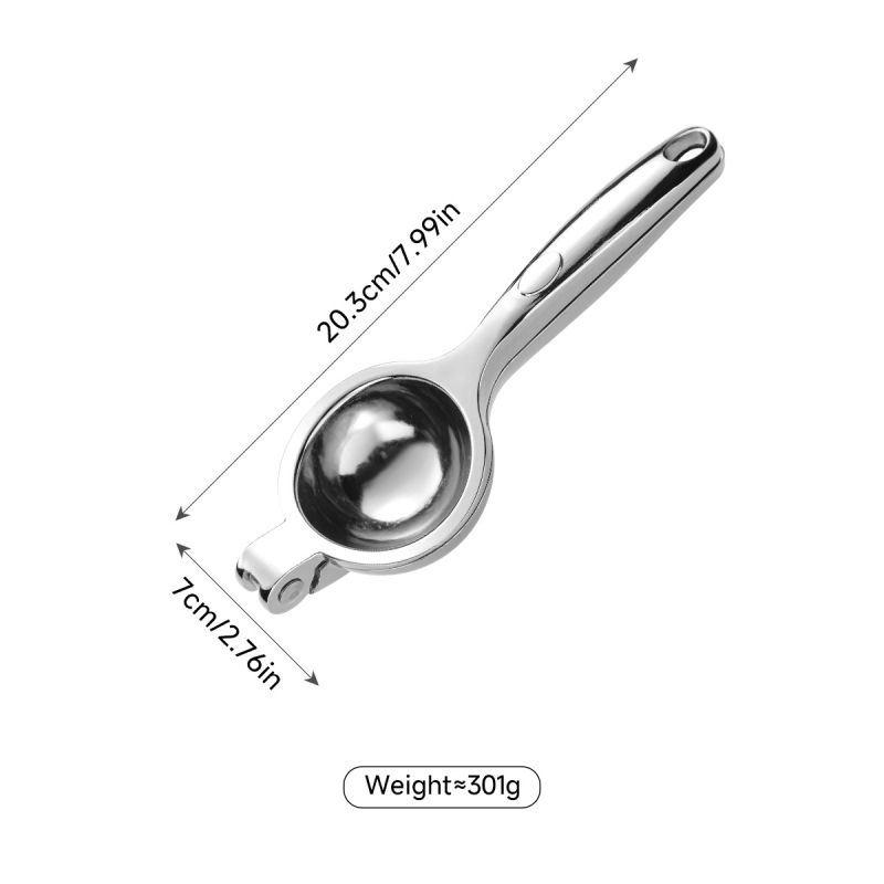 Presa manuală de suc, clips de lămâie din aliaj de zinc – ustensilă de bucătărie pentru fructe (mărimi mari și mici)