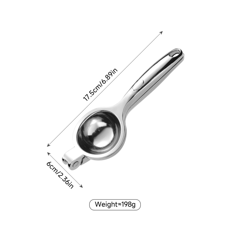 Presa manuală de suc, clips de lămâie din aliaj de zinc – ustensilă de bucătărie pentru fructe (mărimi mari și mici)