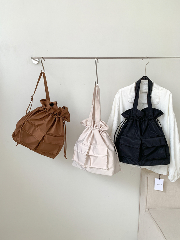 Nylon torba preko ramena i ruksak, dvostruka uporaba, velika zapremina, ženski minimalistički dizajn