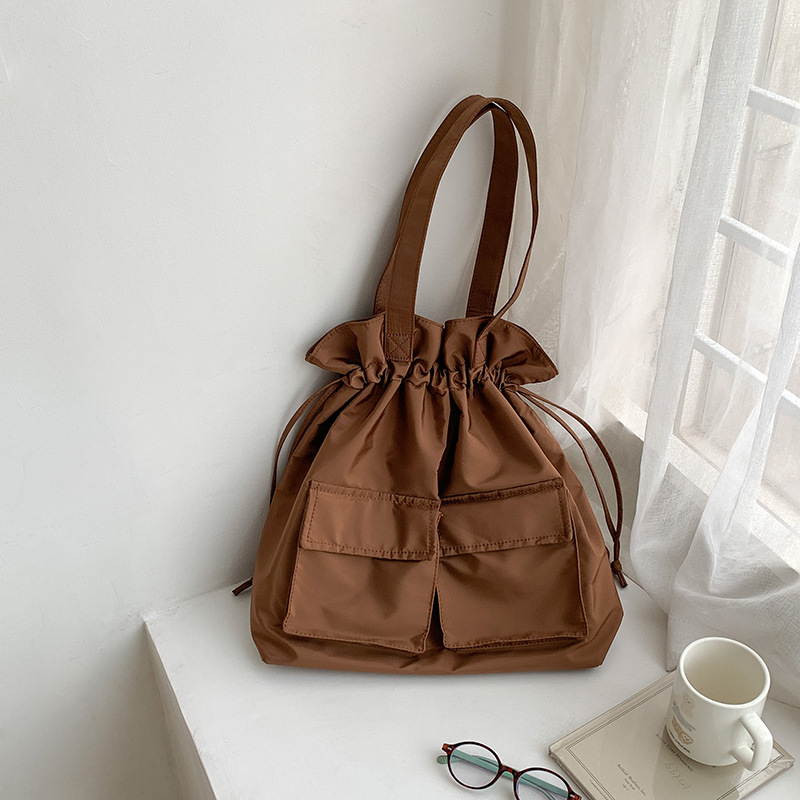 Nylon torba preko ramena i ruksak, dvostruka uporaba, velika zapremina, ženski minimalistički dizajn