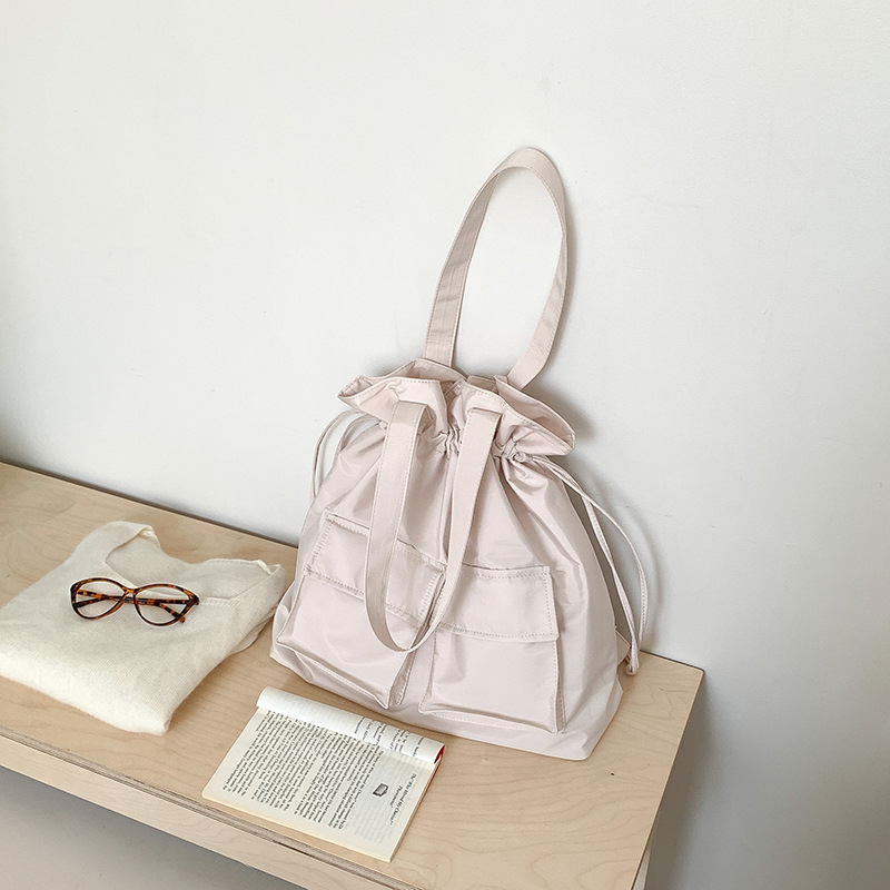 Nylon torba preko ramena i ruksak, dvostruka uporaba, velika zapremina, ženski minimalistički dizajn