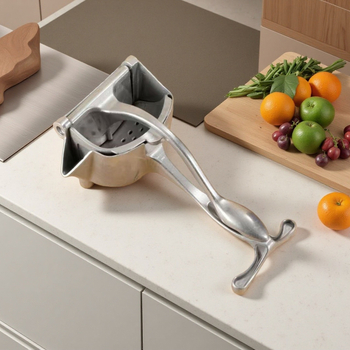 Storcător manual pentru fructe, compact pentru uz casnic, pentru lămâie și rodie, separator de suc, aliaj de aluminiu, multifuncțional