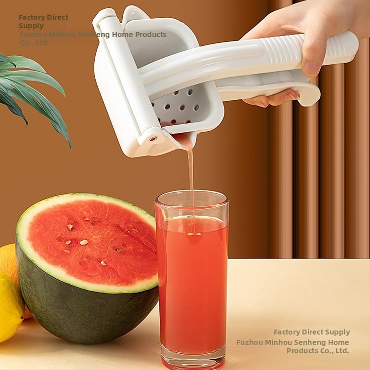 Storcător manual pentru fructe, mic, portabil, presă și separator de pulpă
