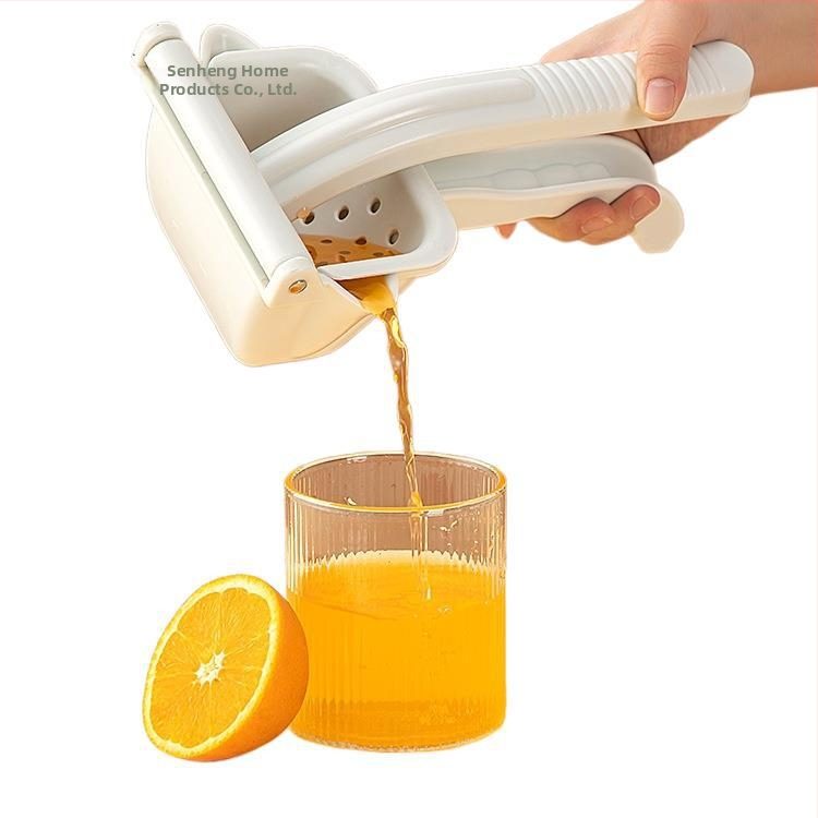 Storcător manual pentru fructe, mic, portabil, presă și separator de pulpă