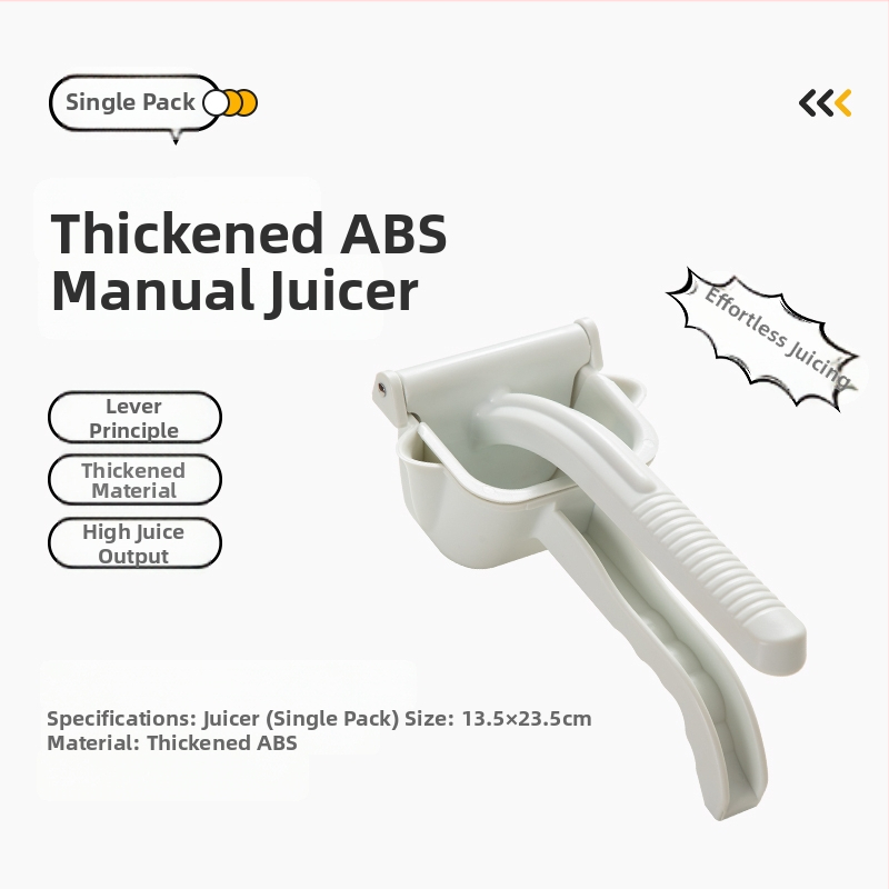 Storcător manual pentru fructe, mic, portabil, presă și separator de pulpă
