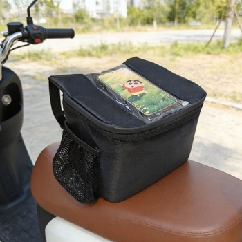 Prednja torba za električni bicikl, vodootporna kutija za pohranu s pristupom zaslonu na dodir