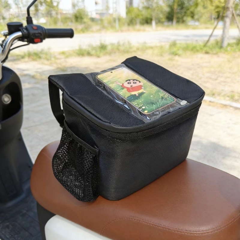 Prednja torba za električni bicikl, vodootporna kutija za pohranu s pristupom zaslonu na dodir