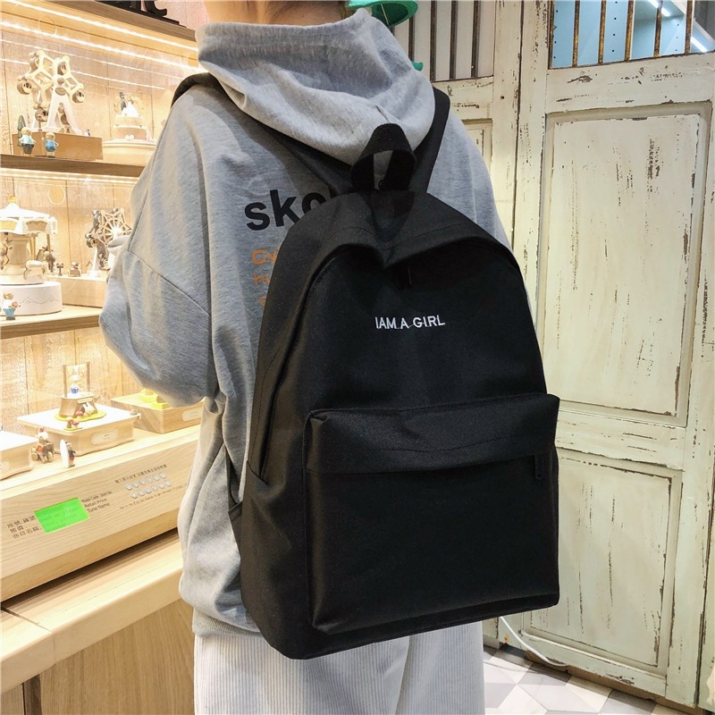 Ženski platneni ruksak u korejskom stilu, Harajuku Ulzzang, minimalistički i svestran za školu
