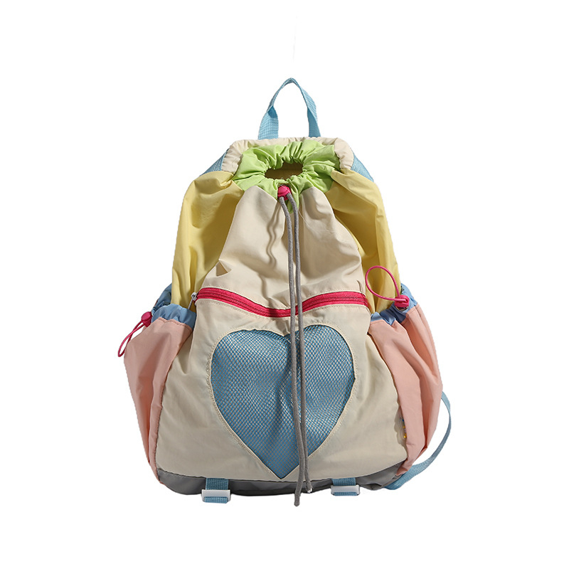 Ruksak za outdoor planinarenje i alpinizam sa dizajnom srca, velik kapacitet, unisex, za kampiranje i putovanja