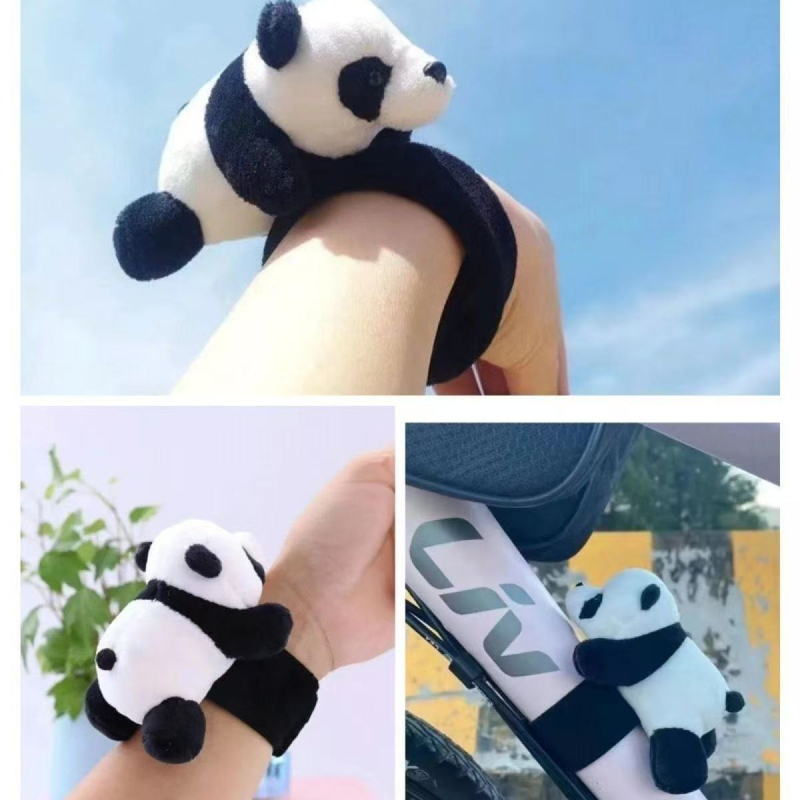 Pliš Panda lutka za djecu, narukvica kao dodatak za bicikl, dar za vjenčanje