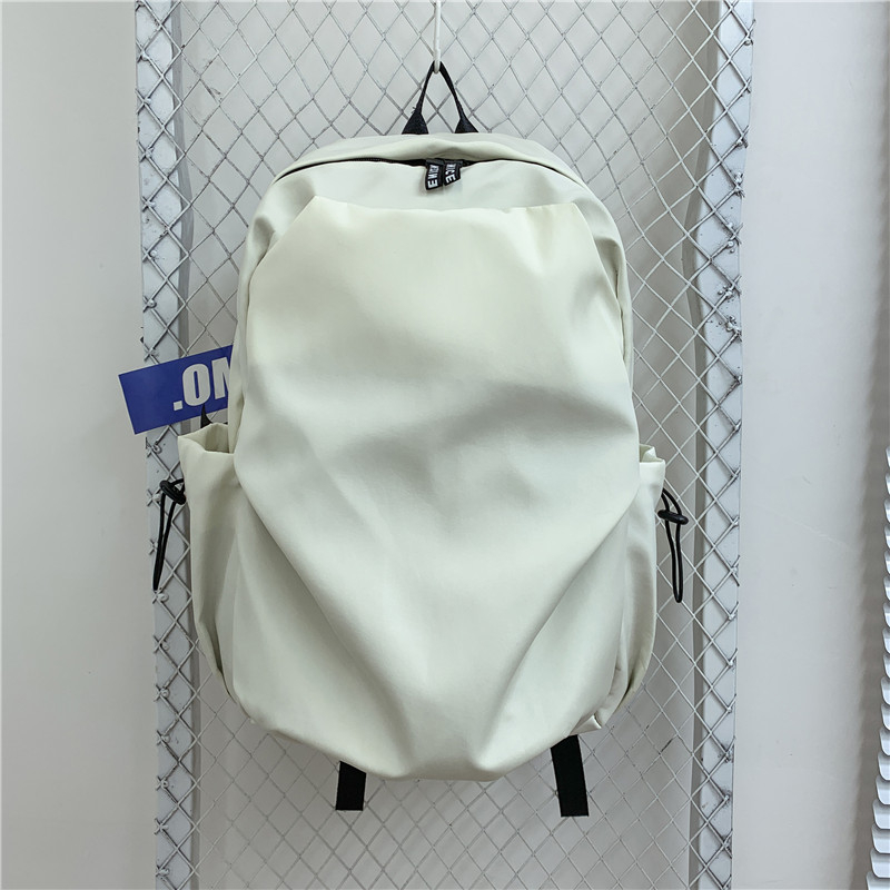 Japanski stil, ležerno minimalistički jednobojni ruksak velike kapacitete, model 2023, unisex, retro školska torba