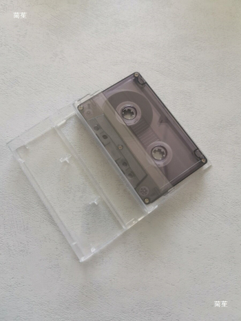 Casetă transparentă color, 45 de minute, pentru pick-up și înregistrare, înregistrare nostalgică