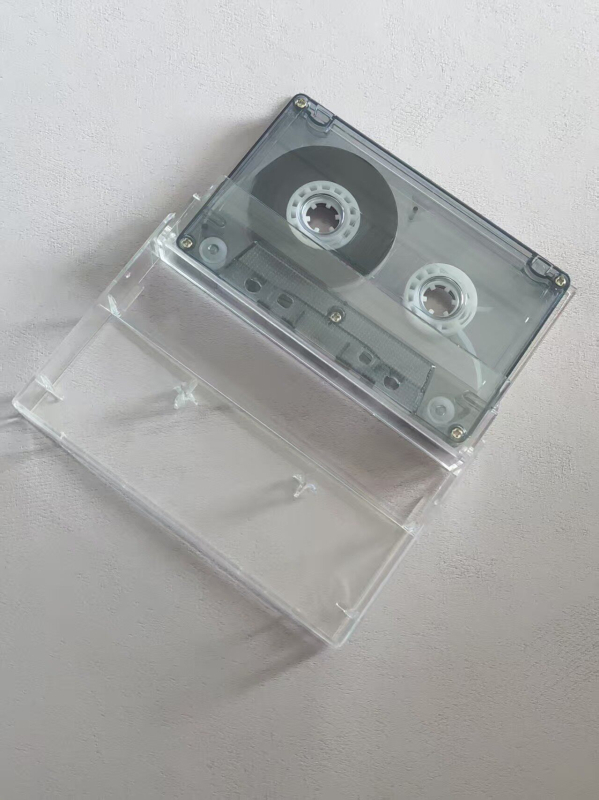 Casetă transparentă color, 45 de minute, pentru pick-up și înregistrare, înregistrare nostalgică