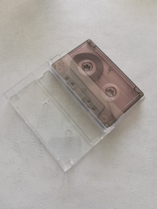 Casetă transparentă color, 45 de minute, pentru pick-up și înregistrare, înregistrare nostalgică