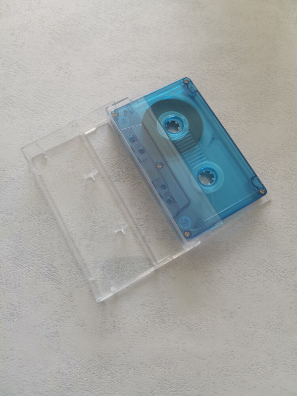 Casetă transparentă color, 45 de minute, pentru pick-up și înregistrare, înregistrare nostalgică